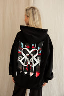 Courageous soul hoodie - bold black