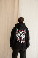 Courageous soul hoodie - bold black