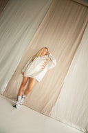 Act Fearless hoodie - soft sand