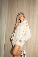 Act Fearless hoodie - soft sand