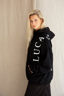 Act fearless hoodie – bold black