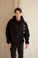 Act fearless hoodie – bold black