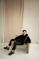 Act fearless hoodie – bold black